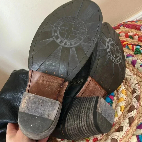 Fiorentini + Baker black leather  high boots - Picture 8 of 10